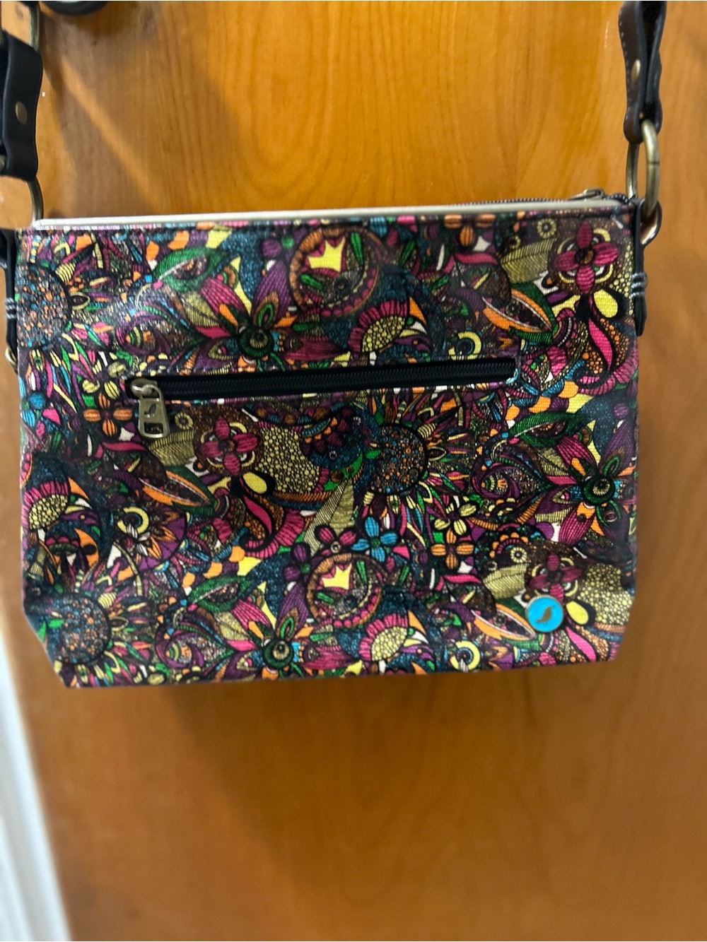 Sakroots Colorful Floral Paisley Crossbody in Multicolor